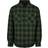 Urban Classics Padded Check Flannel Shirt - Black/Forest