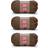 Red Heart Soft Toast Yarn Pack of 3 of 141g/5oz 4 Medium