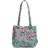 Vera Bradley Multi-Compartment Shoulder Satchel Purse, Rosy Outlook-Recycled Cotton