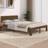 vidaXL 120x190 Small Double massivt Sengeramme