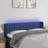 vidaXL LED-lys stof Sengegavl