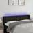 vidaXL LED-lys stof Sengegavl