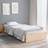 vidaXL 90x190 Single massivt Sengeramme
