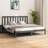 vidaXL grey, 200 Solid Pine Bed Frame