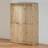 SECONIQUE Solid Pine 3 Triple Panama Wardrobe 118x175cm