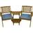 Jardí Wooden Companion Love Seat Outdoor Sofa