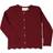 Geggamoja Cardigan - Burgundy (122128)