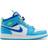 NIKE Air Jordan 1 Mid SE GS - Dark Powder Blue/Racer Blue/Green Strike