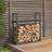 vidaXL Firewood Rack Grey 110x35x108.5 cm Solid Wood Pine