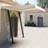 vidaXL Manual Retractable Awning with LED 3x2.5 m Cream