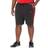 Adidas Essentials 3-Stripes Single Jersey Shorts - Black/Better Scarlet