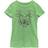 Fifth Sun Girl's Mickey & Friends Christmas Wonderland Icon Collage Child T-Shirt Green Apple
