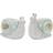 Melrose Set of 2 Terra Cotta Snail Planter with Blue Finish