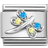 Nomination Composable Dragonfly Link - Silver/Yellow/Blue