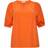 Kaffe Curve Kaffe Curve KCsilje Blusar Orange av 58% Viskos, 42% Polyester, för Dam