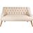 LOTO LIVING TEJARES 2-sits Krämvit/Natur Soffa