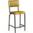 Creme Mid Ribbed Bar Stool