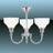 Elstead Lighting Cheadle Poleret krom Loftplafond