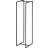 Maze City Black Magasinholder 26x81cm