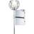 Elstead Lighting Quoizel Regalia Lamp Polished Chrome 3000K Wall light