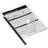 Durable Spine Bar A4 3mm Black