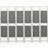vidaXL 6-Panel Grey 210 x 165 cm Room Divider