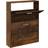 vidaXL 59x17x81cm Smoked Oak Skostativ 59x81cm