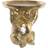 Dkd Home Decor Side Elephant Golden Resin Colonial Small Table