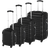 tectake Lightweight Hard Shell Suitcase - 4 stk.