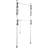 Wenko Herkules Flex 14.17 in D x 45.67-74.80 in W x 64.96-118.11 in H White ABS Tension Mount Closet System
