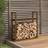 vidaXL Firewood Rack Honey Brown 110x35x108.5 cm Solid Wood Pine