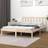vidaXL brown, 140 Pine Bed Frame Bed