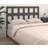 vidaXL grey, 185.5 Pine Bed Honey Headboard