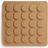 Born in Sweden Dots Square 20x20 cm Brown Trivet 20cm