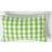 Homescapes Block Check Cotton Gingham Cushion Cover Green (50x)