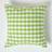 Homescapes Gingham Cushion Cover Green (60x60cm)