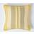 Homescapes Cotton Striped Morocco Cushion Cover Yellow (45x45cm)