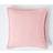 Homescapes 45 Rajput Ribbed Cushion Cover Pink (45x45cm)