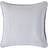 Homescapes 45 Rajput Ribbed Cushion Cover Grey, Silver (45x45cm)