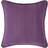 Homescapes 45 Ribbed Cushion Cover Purple (45x45cm)