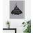 Komar Wandbild Star Wars Silhouette Quotes Vader