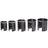 Doppler 85897RR Reduzierhülsen für Sonnenschirmständer 5er Set Reducing Sleeve