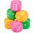 Relaxdays XXL Pack of 6 Fabric Dices Set