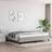 vidaXL 200x200 stof Sengeramme