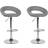 Beliani Set 2 Bar Stool 2pcs