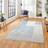 Think Rugs Apollo 2681 Modern Abstract Blue, Grey