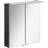 Fackelmann Surface Mount Mirror Cabinet with Lighting 60cm x 69cm