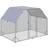 Pawhut Walk in Chicken Run Coop Hen House Outdoor with Roof for 4-6 Chickens 280x190x195cm
