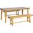 OutSunny 3 Pieces Garden Patio Dining Set