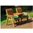 Charles Taylor Twin Companion Straight Patio Dining Set